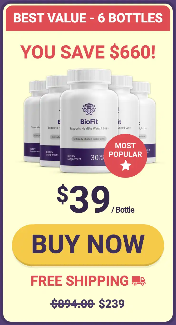 BioFit 6 bottle price 